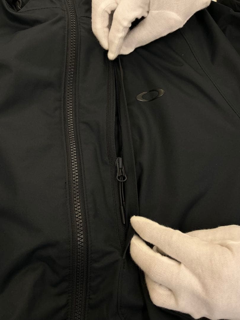 G601　オークリー　ゴルフメンズウェアジャケット　フード付き　サイズS/P　黒