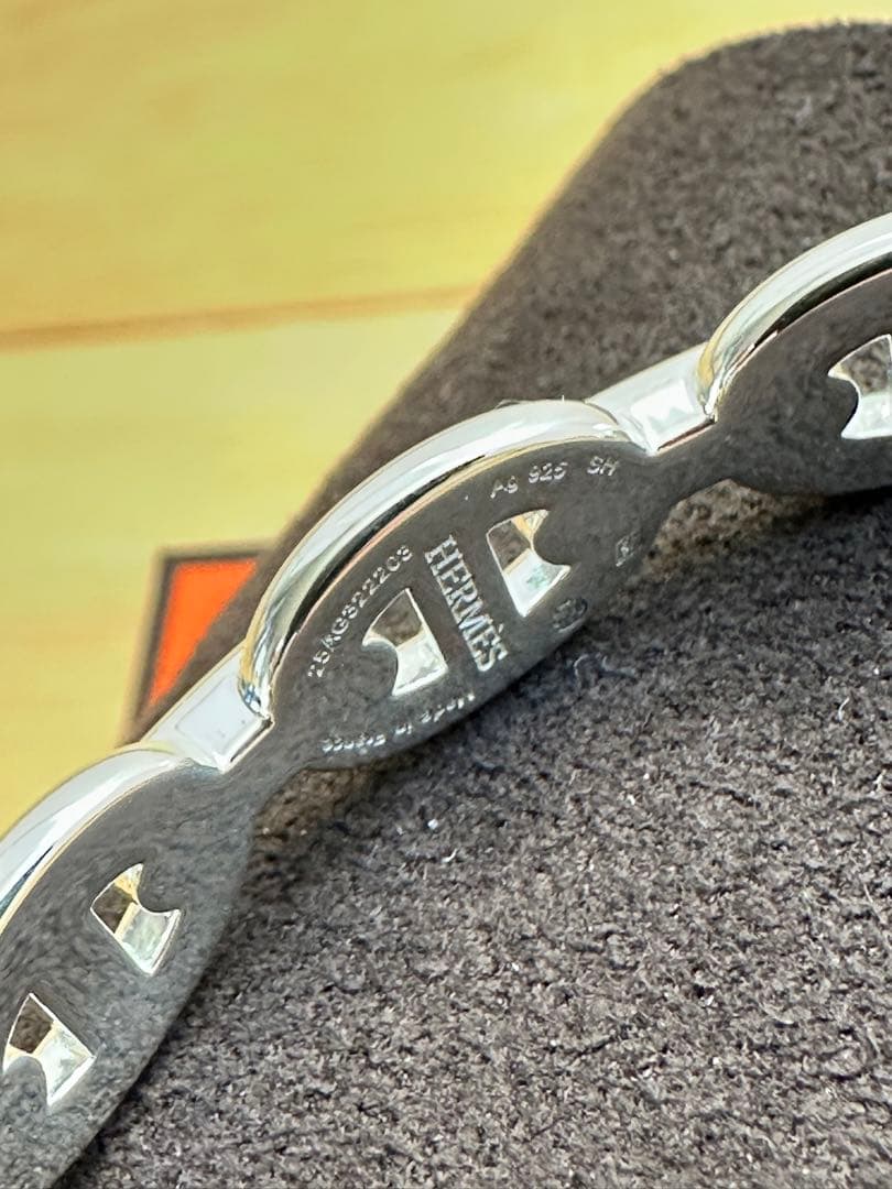 【新品】HERMES ブレスレット SHサイズ シェーヌダンクル アンシェネMM