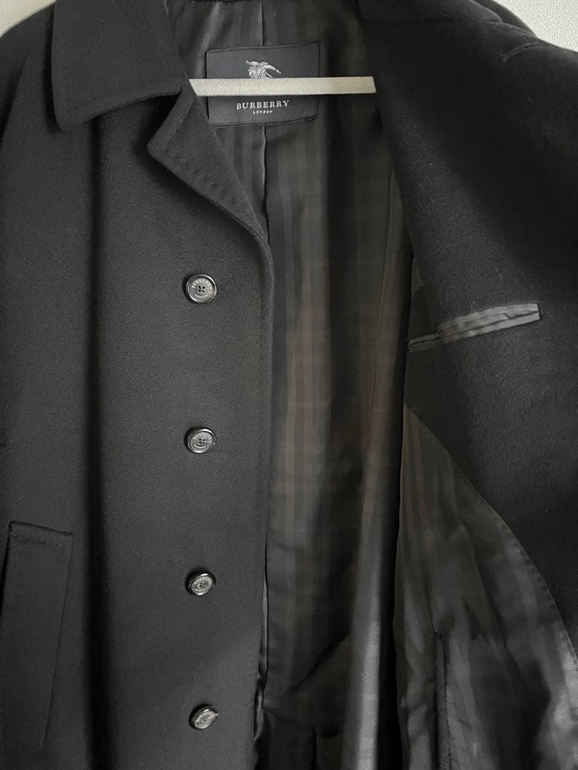 バーバリー カシミヤ100 ステンカラーコート