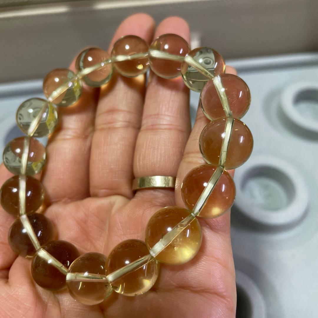 シトリン(高品質)(非加熱) ブレスレット