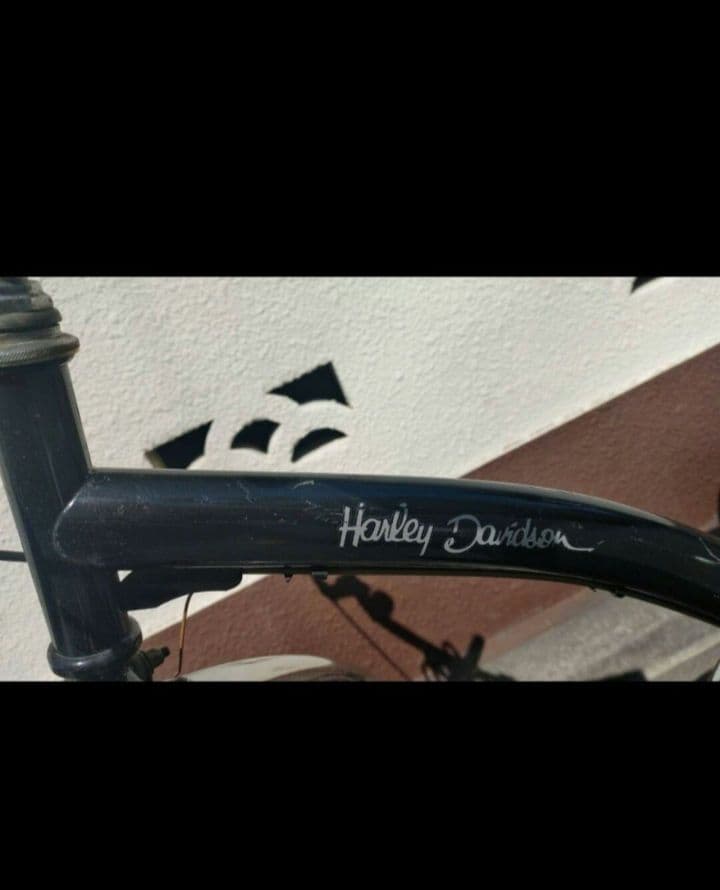 ハーレーダビットソン自転車　ブラック　レア　ヴィンテージ