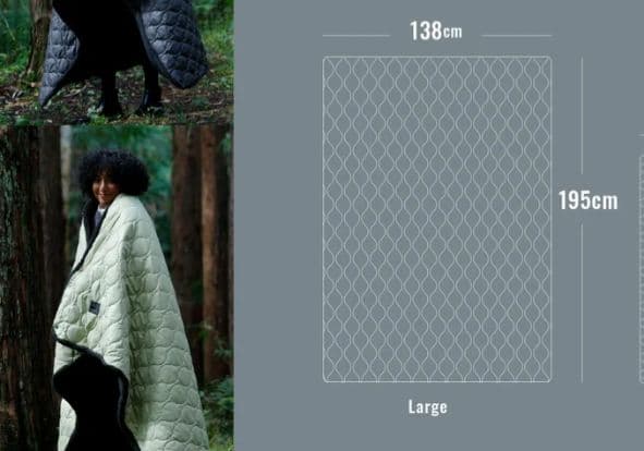 LUGH魔法瓶ブランケットL ピスタチオ