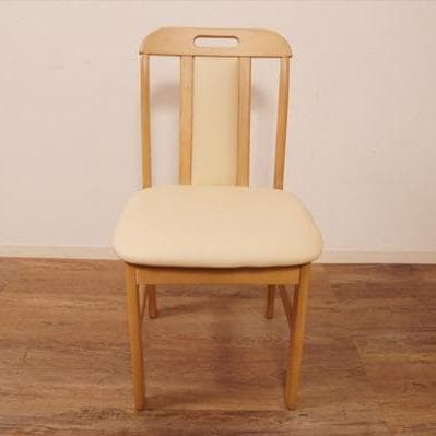 2脚セット【新品】ダイニングチェア　シンプル　ナチュラル　アウトレット