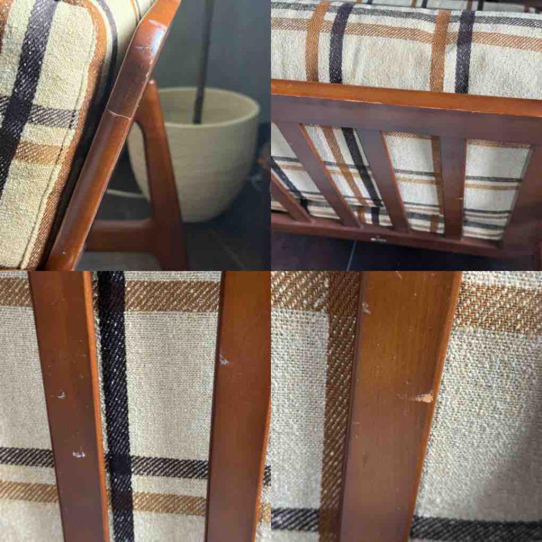 希少 karimoku カリモク アームチェア ヴィンテージ ローチェア YZ