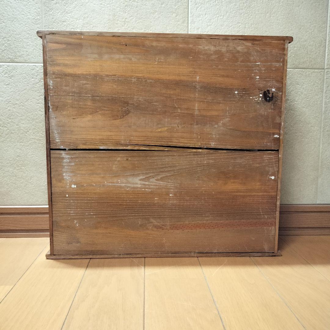 木製ヴィンテージ　カップボード　シェルフ　飾り棚ラック