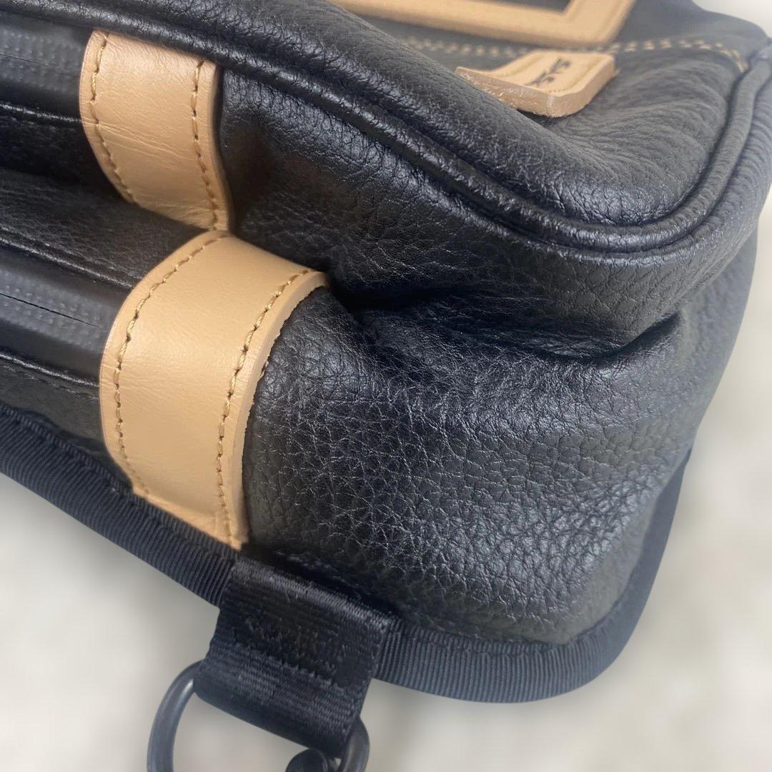 限定】Kawasaki VERSYS ボディバッグ BLACK leather