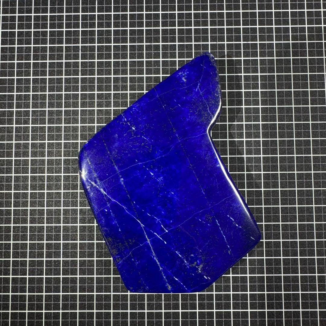 ☆ラピスラズリ☆5A☆金運☆約594g☆アフガニスタン産☆天然無着色☆磨き原石