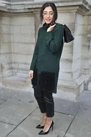 【美品】LV ルイヴィトン　カシミヤ100%　ニット　ハイネック　ワンピース