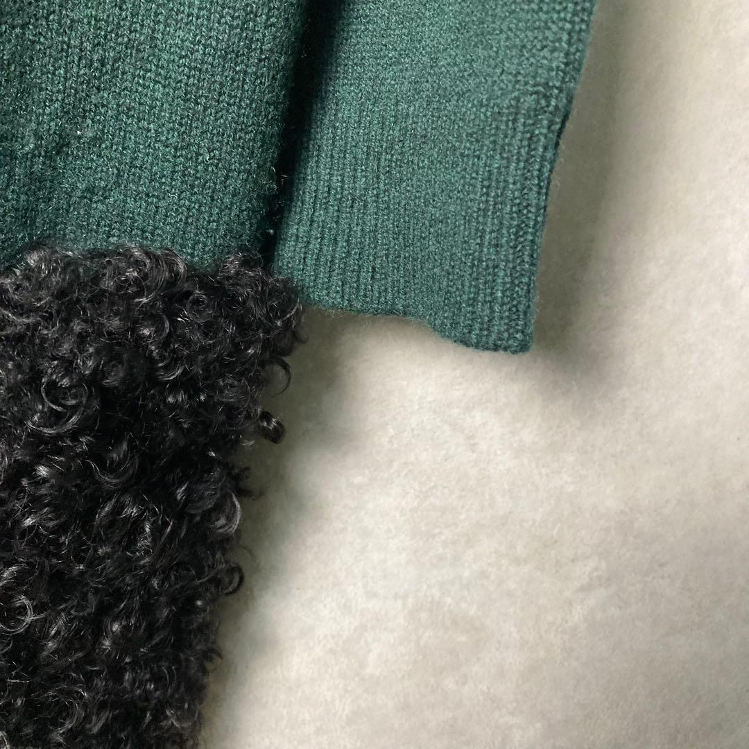 【美品】LV ルイヴィトン　カシミヤ100%　ニット　ハイネック　ワンピース