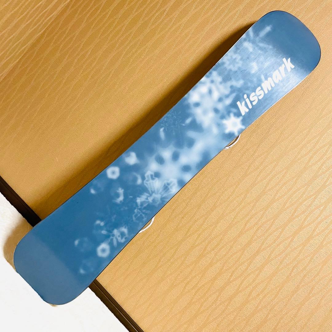 スノーボードビィンディングセット kissmark× k2 140×S 白