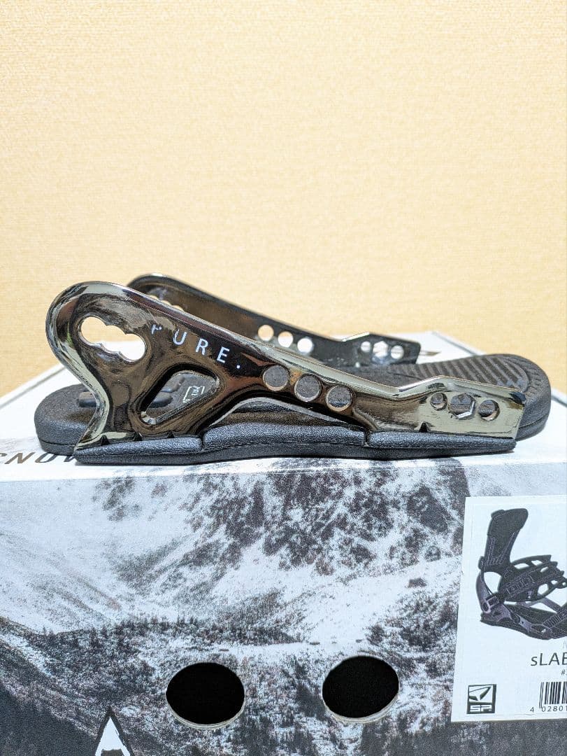 SP sLAB PURE 24-25 S ベースプレートとヒールカップ左右セット