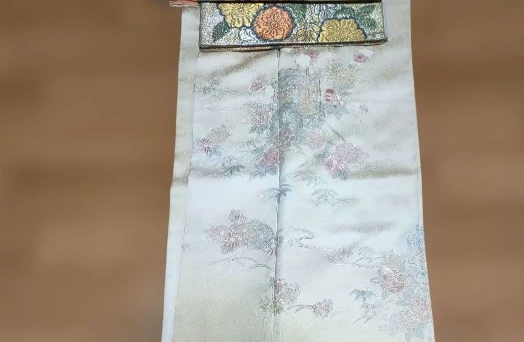 訪問着フルセット 刺繍 しつけ糸付き