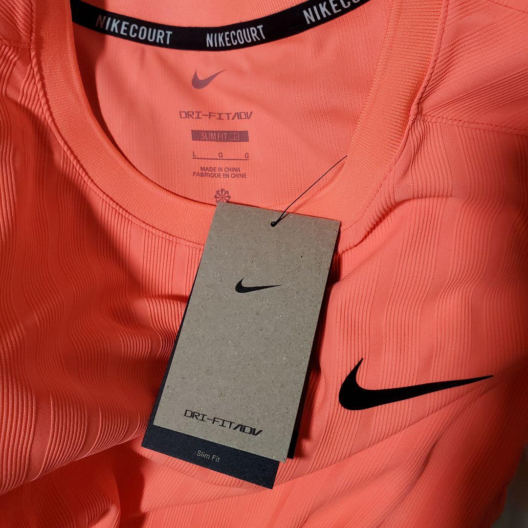 ​新品タグ付ナイキコート スラム メンズ Dri-FIT ADV テニストップ