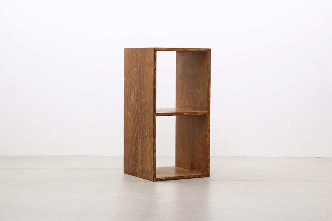 チーク無垢材 オープンシェルフ 飾り棚 本棚 食器棚 ラック 箱