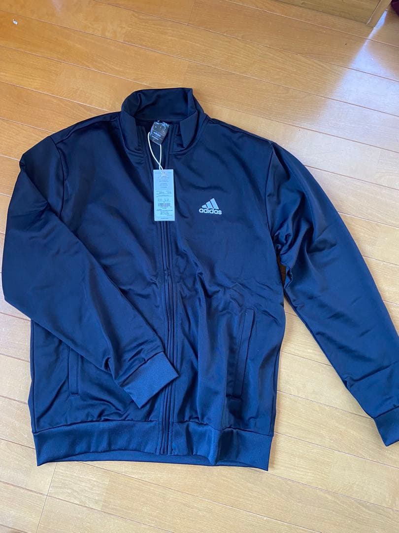 adidas ブラック ジャージ上下セット