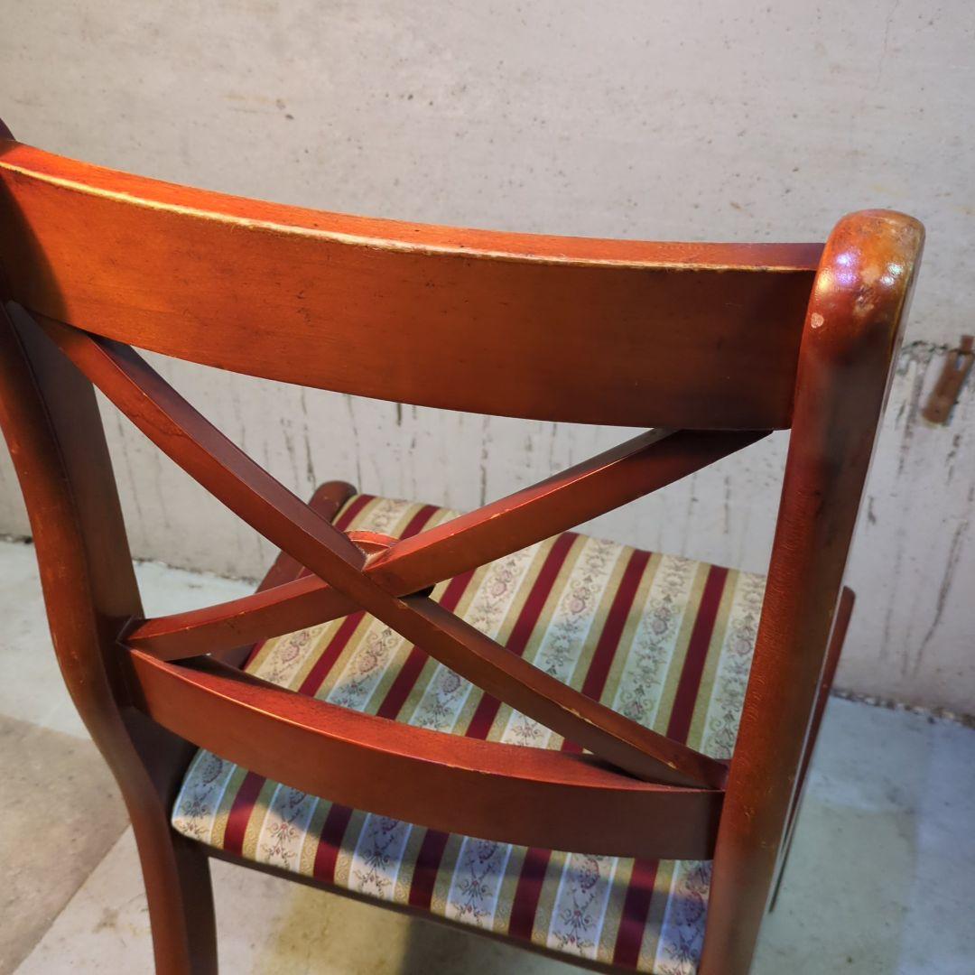 2脚セット　イギリス ヴィンテージ家具 ダイニングチェア 椅子①