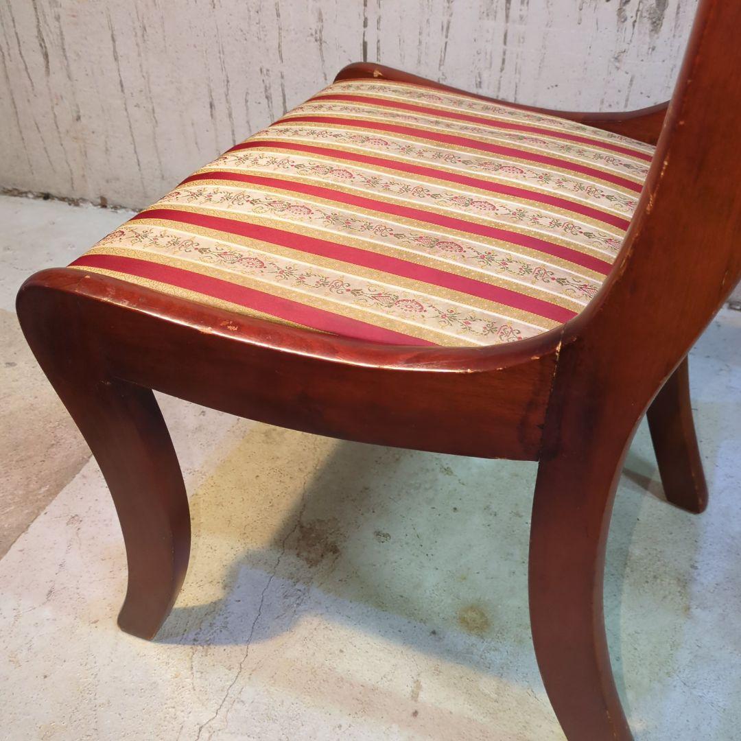 2脚セット　イギリス ヴィンテージ家具 ダイニングチェア 椅子①