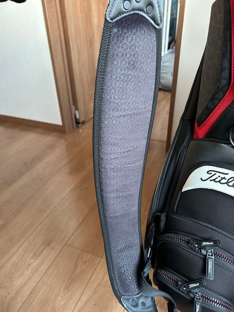 タイトリスト キャディバッグ ツアーモデル TB7SF9 黒赤