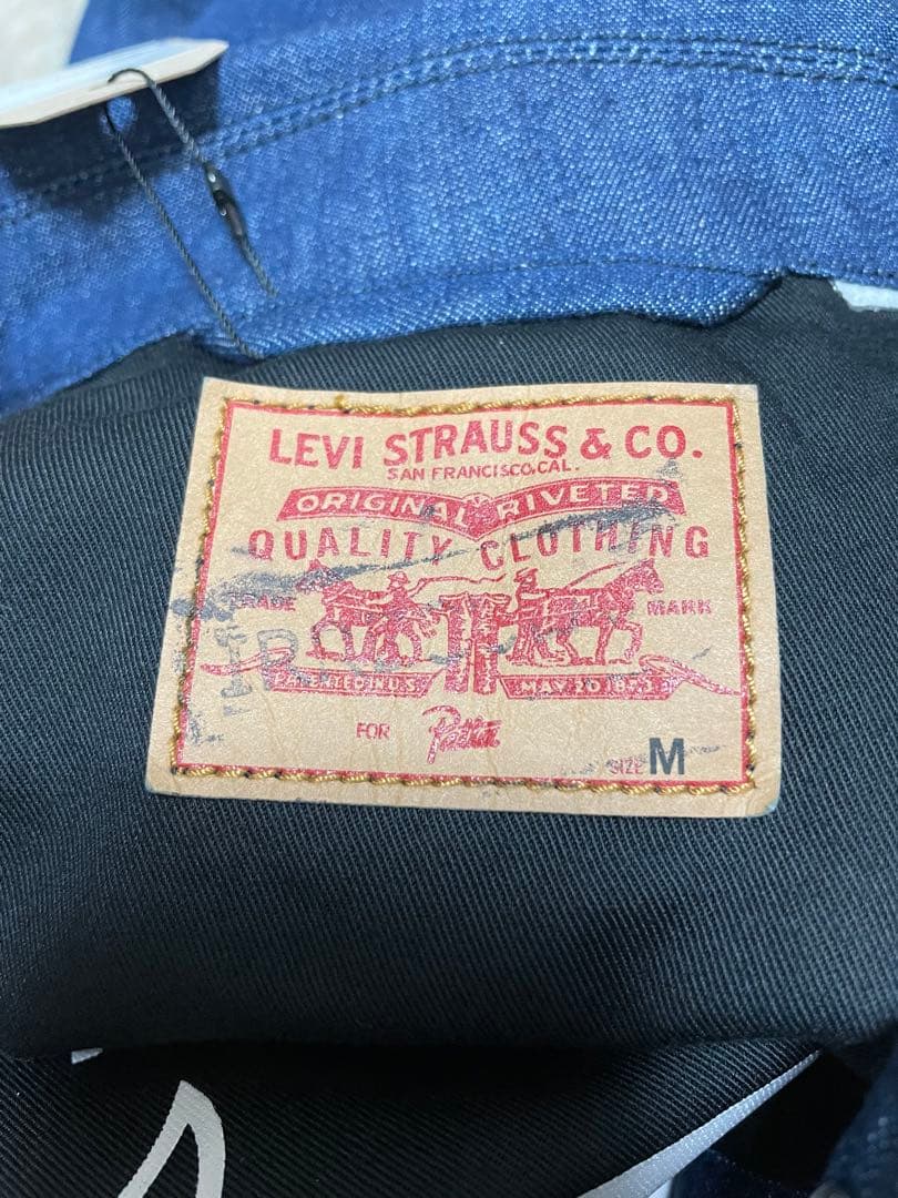 Levi's × Patta コラボ デニムコーチジャケット Mサイズ タグ付き