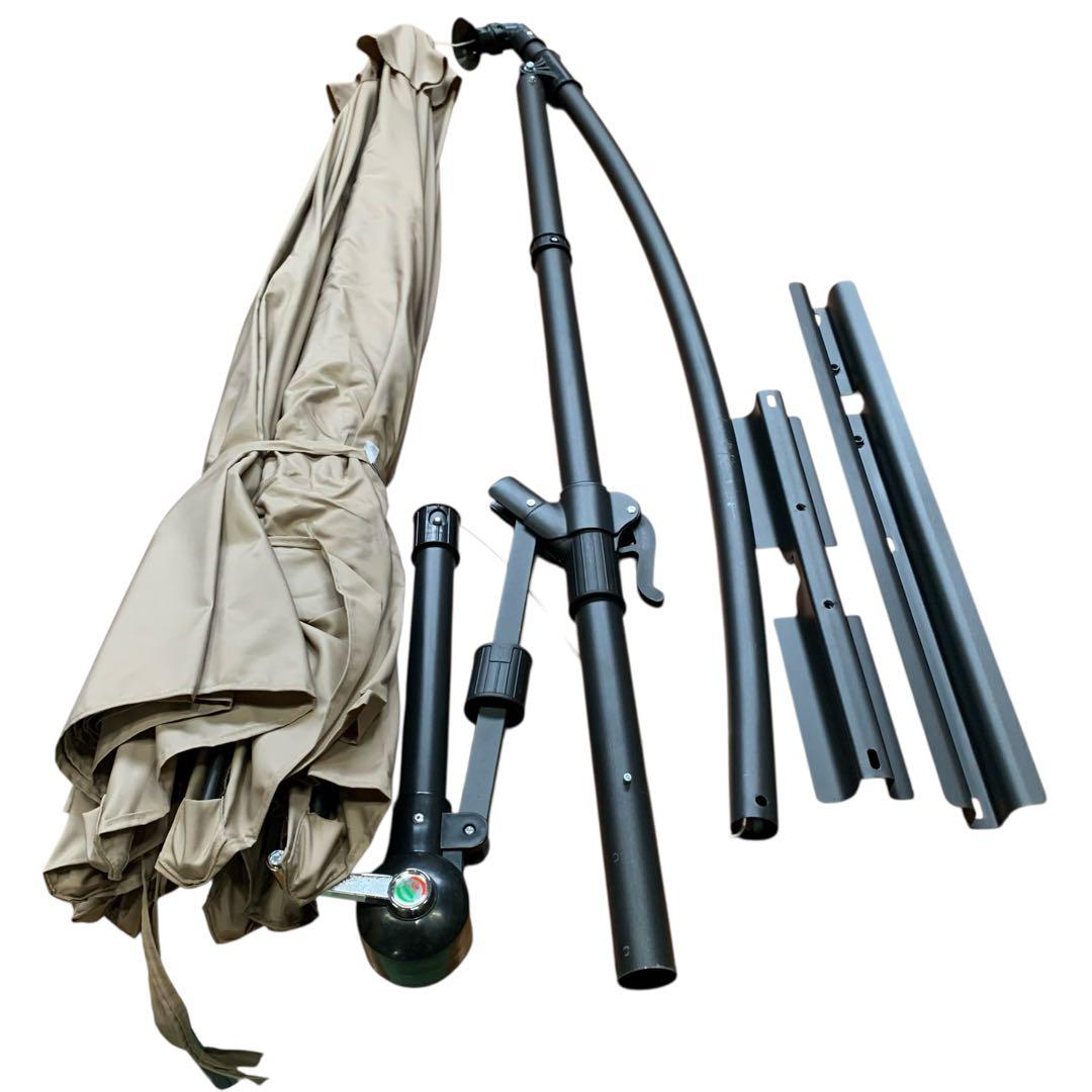 開封・未使用】ViCoopZim ガーデンパラソル 直径300cm カーキ - メルカリ