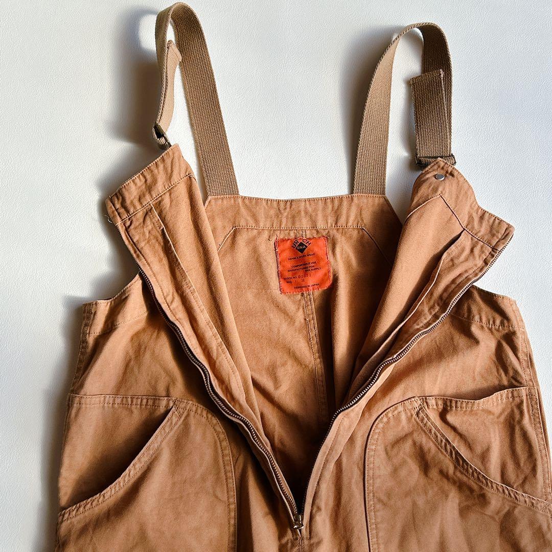 URCH RNA ⿻ フレンチ ワークサロペット パンツ カジュアル ナチュラル