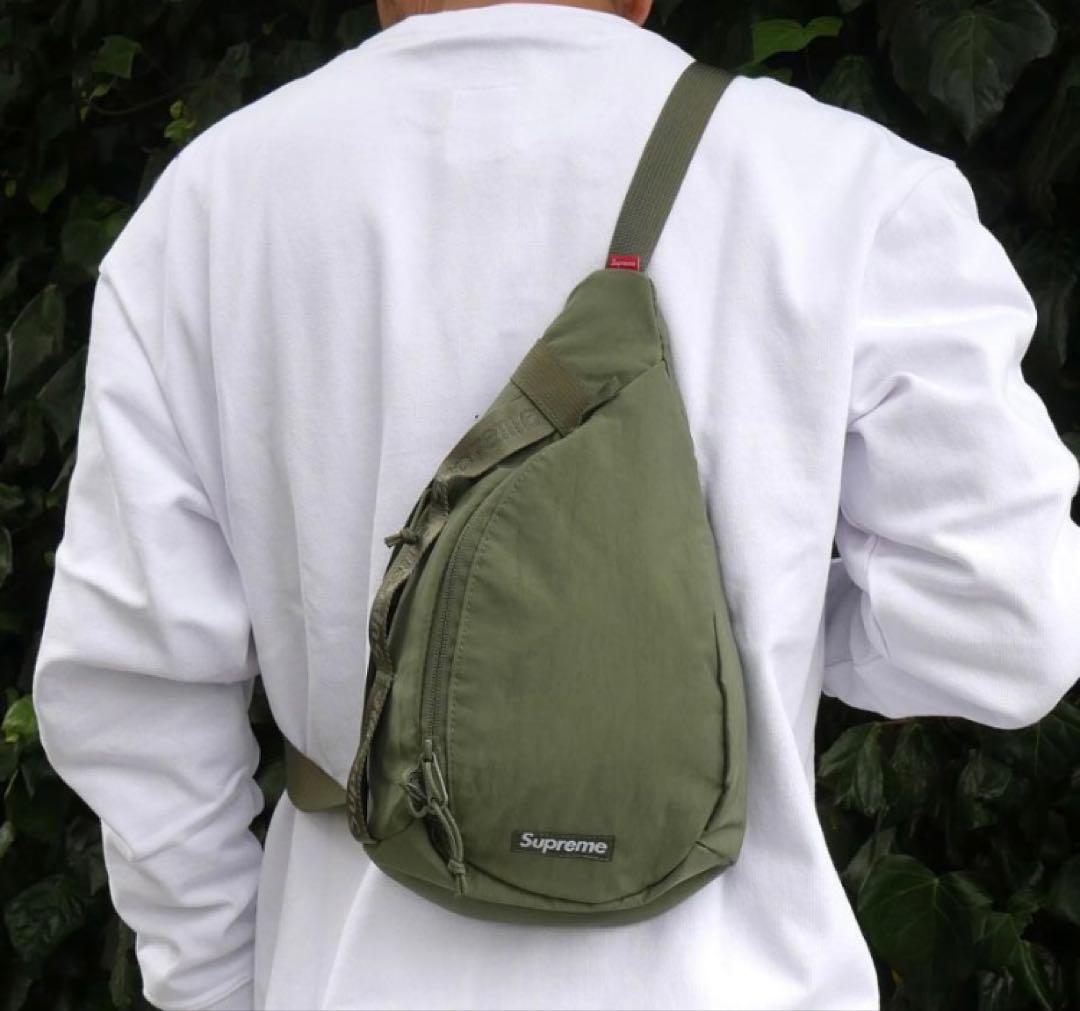 Supreme sling bag 20FW オリーブ ボディバッグ ショルダー
