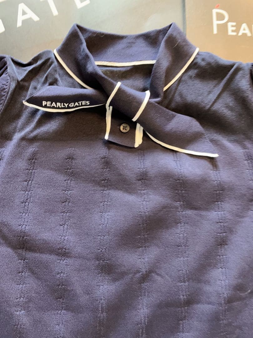 パーリーゲイツ春シーズンレディース ゴルフウェア長袖セーターローカルポリサイズ1