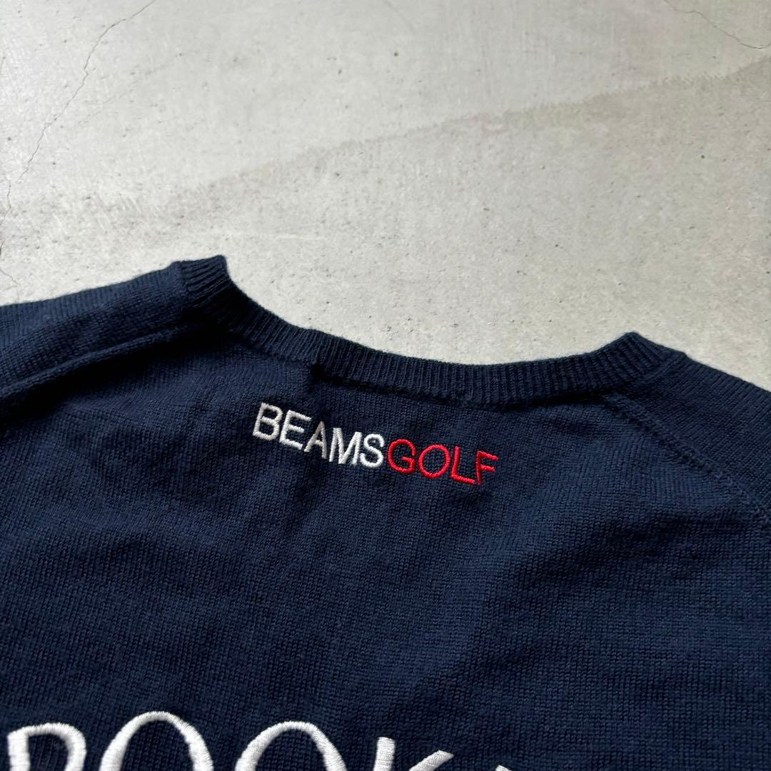 BEAMS GOLF ビームスゴルフ パープルレーベル 長袖ニットセーター S