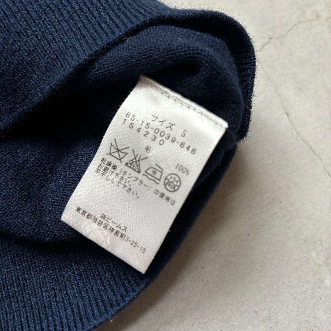 BEAMS GOLF ビームスゴルフ パープルレーベル 長袖ニットセーター S