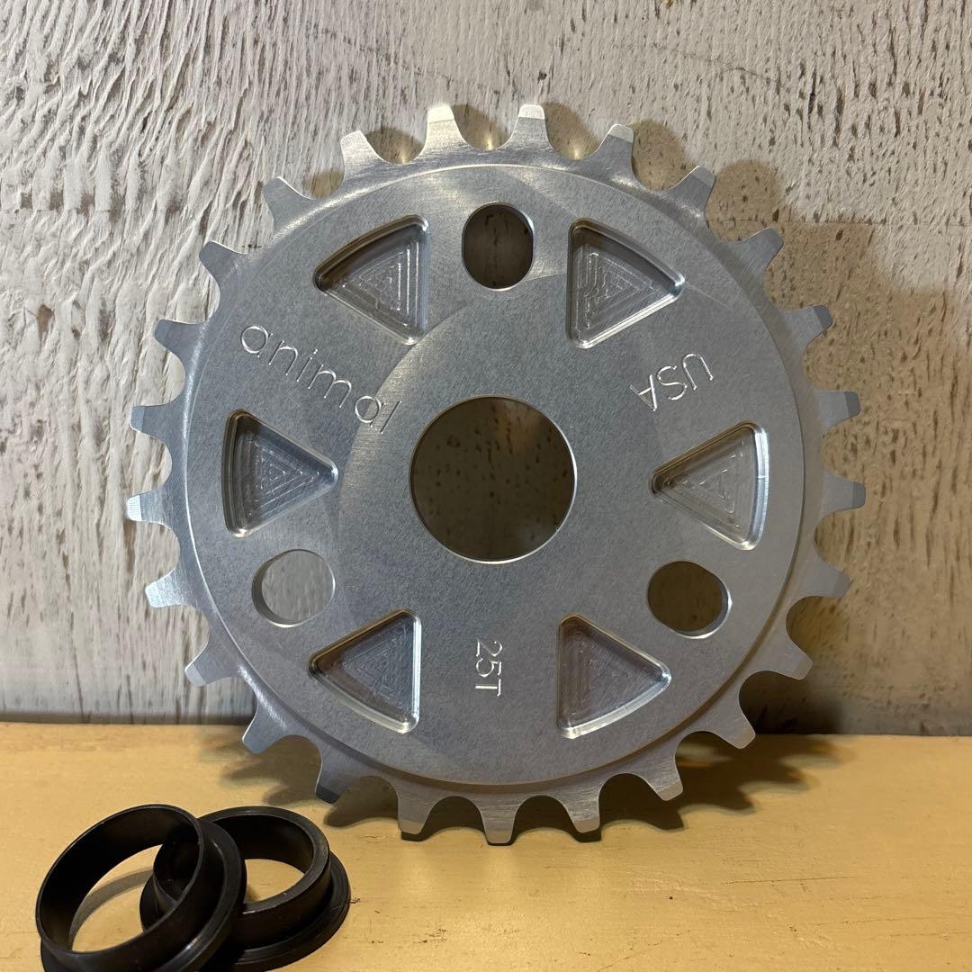 ANIMAL OG SPROCKET BMX スプロケット 25t シルバー