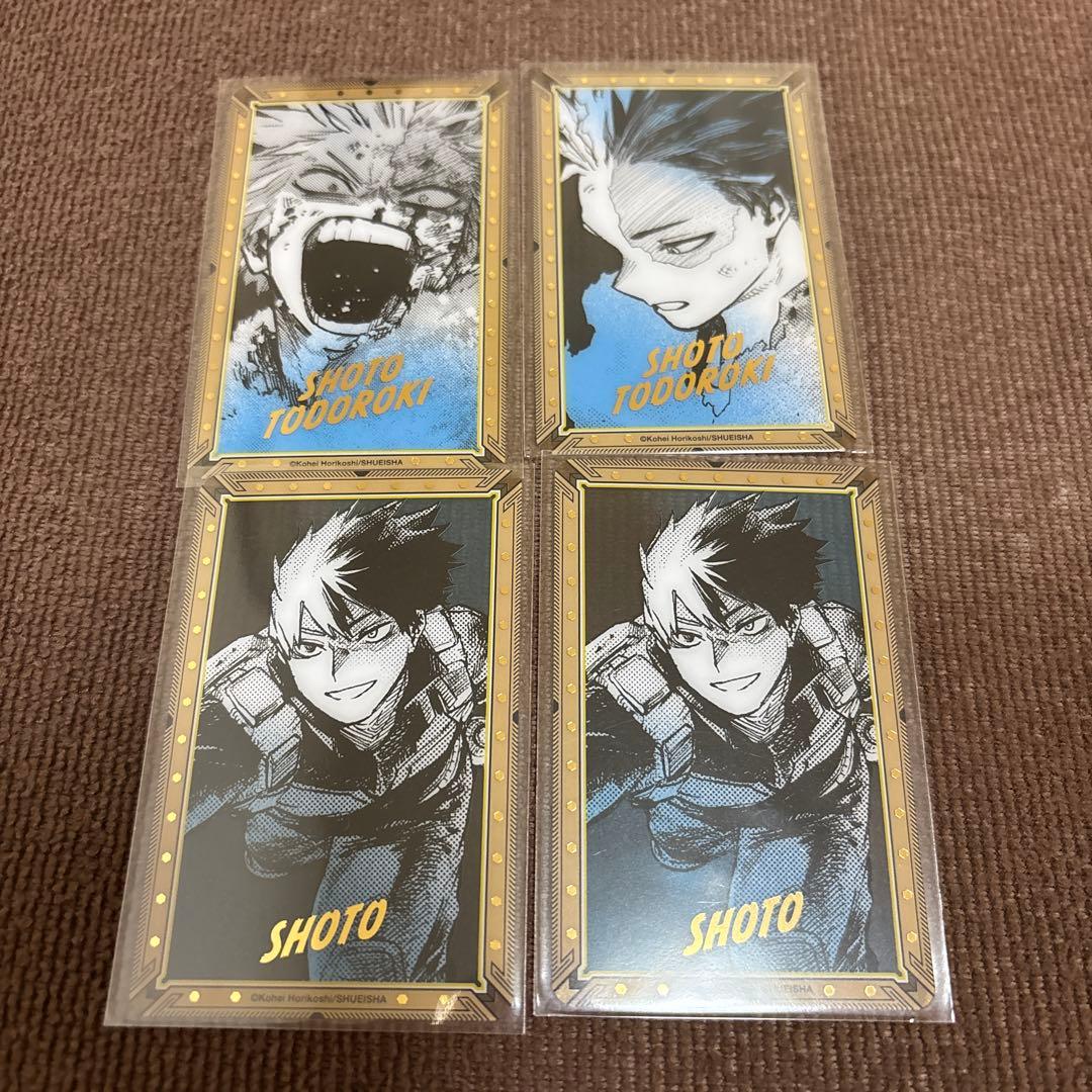 ヒロアカ 原画展 箔押しクリアカード 轟焦凍 - メルカリ