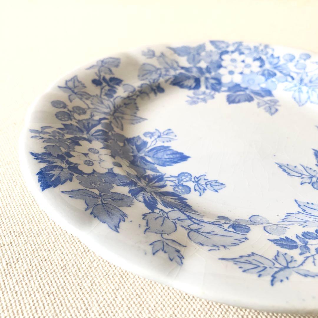 ★1900年代初期 フランス　サルグミンヌ《RUBIA》デザートプレート　希少