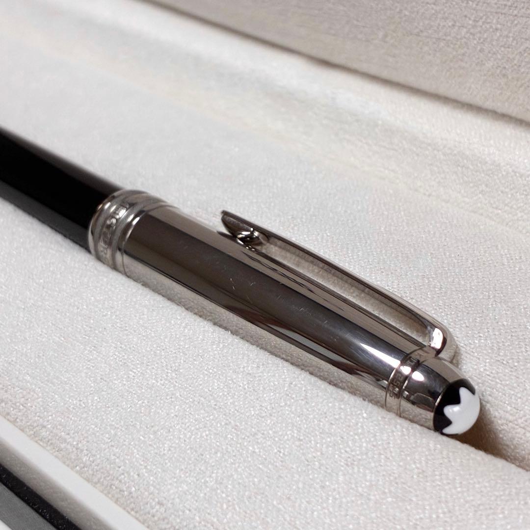 【美品】Montblanc 万年筆 ソリテール ドゥエ プラチナライン 18K
