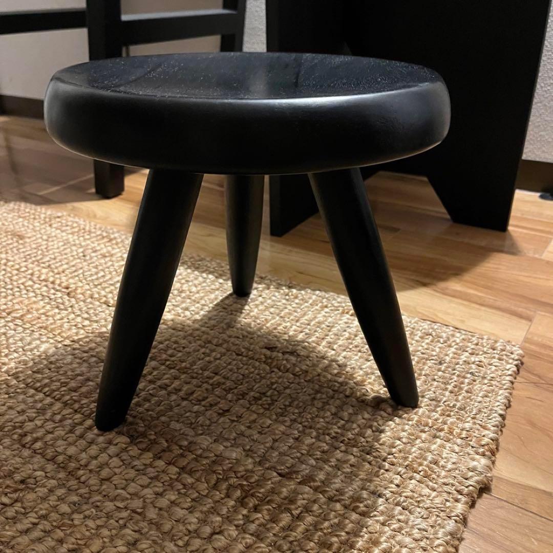 ベルジェ スツール カッシーナ ブラック シャルロット ペリアン - メルカリ