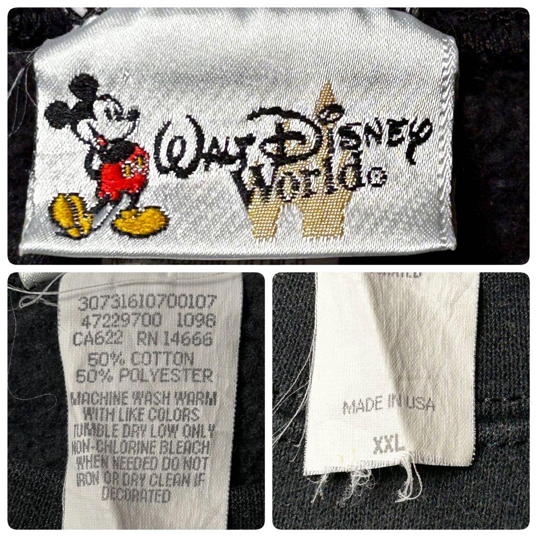 90〜00s USA製 old Disneyミレニアム記念スウェットビッグサイズ