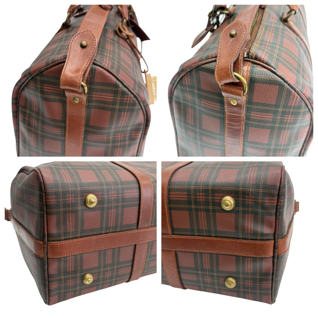 希少 ポロ ラルフローレン ボストンバッグ 2Way トラベルバッグ チェック