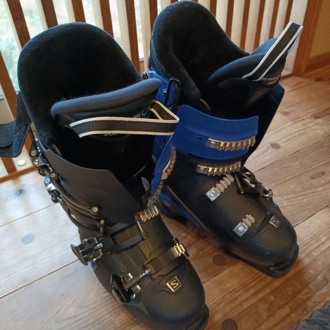 Salomon X90 スキーブーツ 黒/青25cm