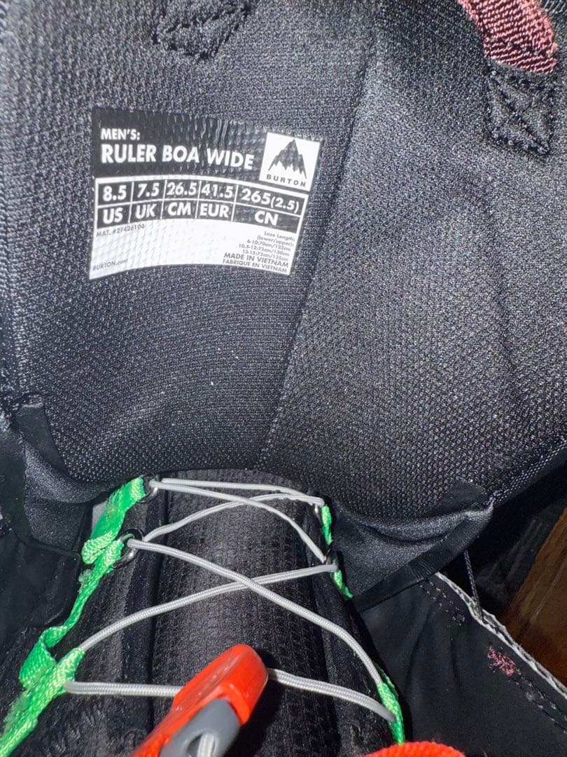 バートン BURTON RULER BOA スノーボードブーツ バーガンディ