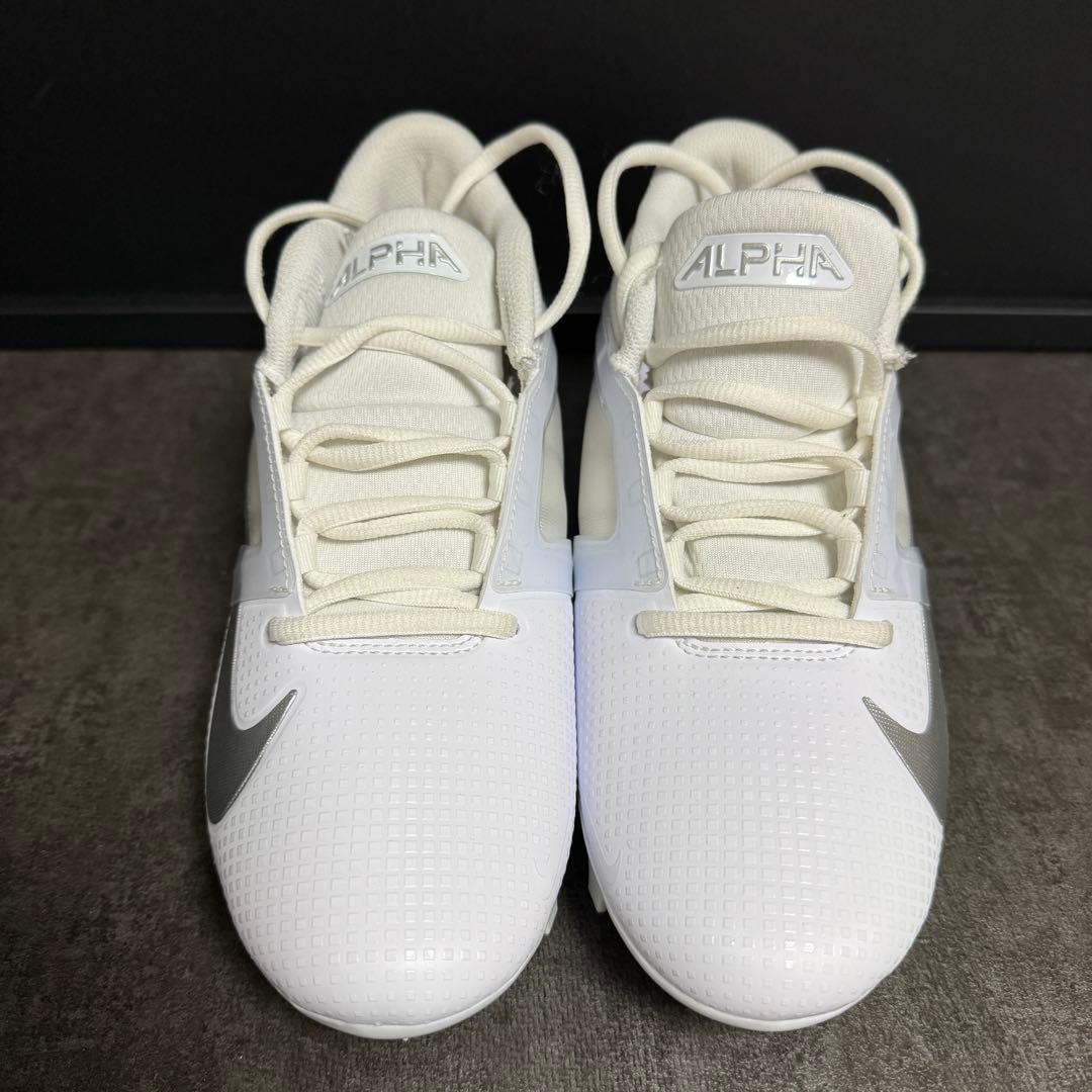NIKE ALPHA MENACE PRO 4 ホワイト アメフト スパイク 白