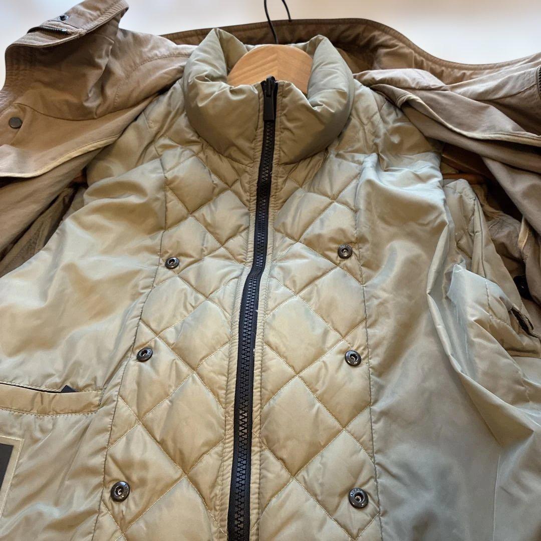 ブラウン モッズコート　タトラス　インナーダウン　TATRAS