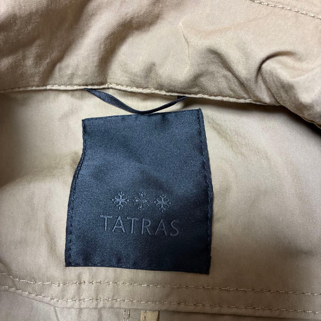 ブラウン モッズコート　タトラス　インナーダウン　TATRAS