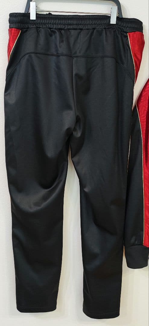 A1【美品】希少魔裟斗モデル　チャンピオン　ジャージ　上下　刺繍　黒　L　フード