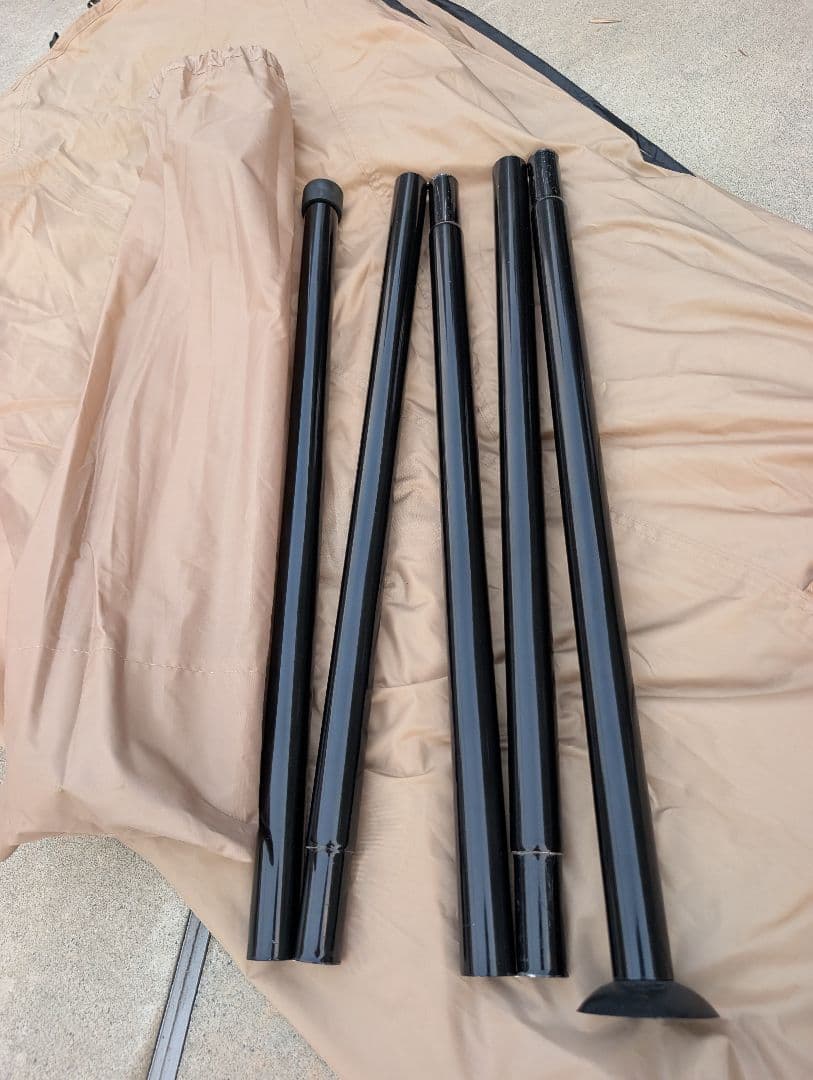 〘美品〙DOD YADOKARI ヤドカリテント　タン　ウォール　跳ね上げポール