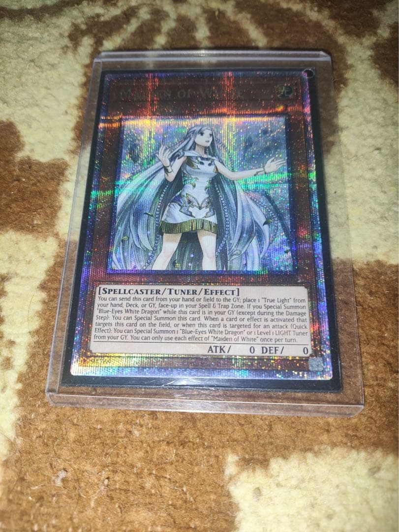 PSA10 白き乙女 クオシクSD47-JPP01 25th シークレット QCSE 遊戯王