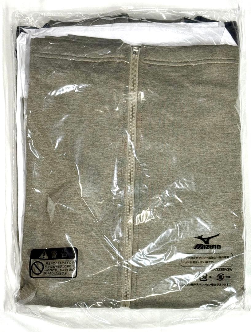 【ミズノプロ】ストレッチスウェットフーディ カーキ O 12JEBK79