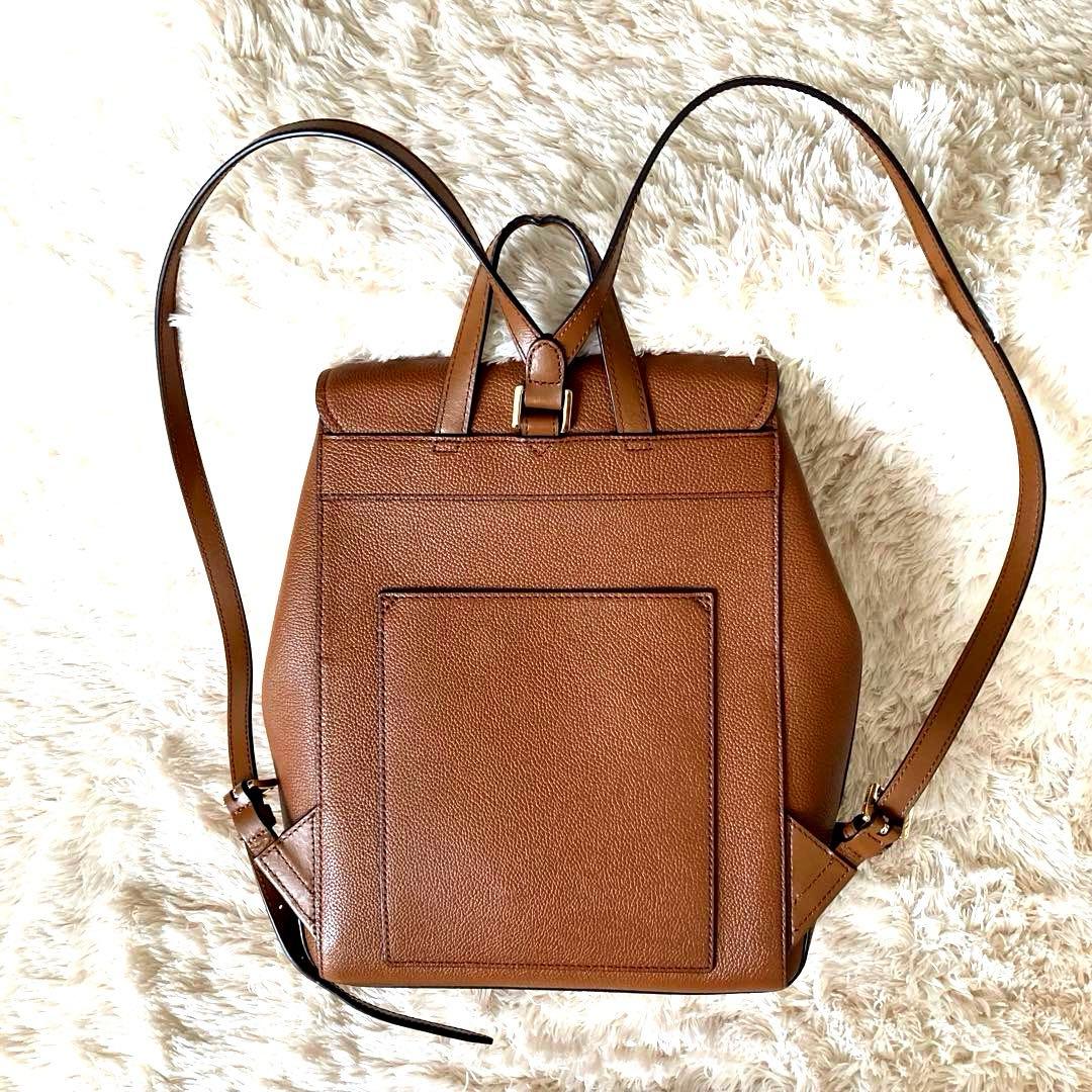 MICHAEL KORS ブラウン レザーバックパック　リュック