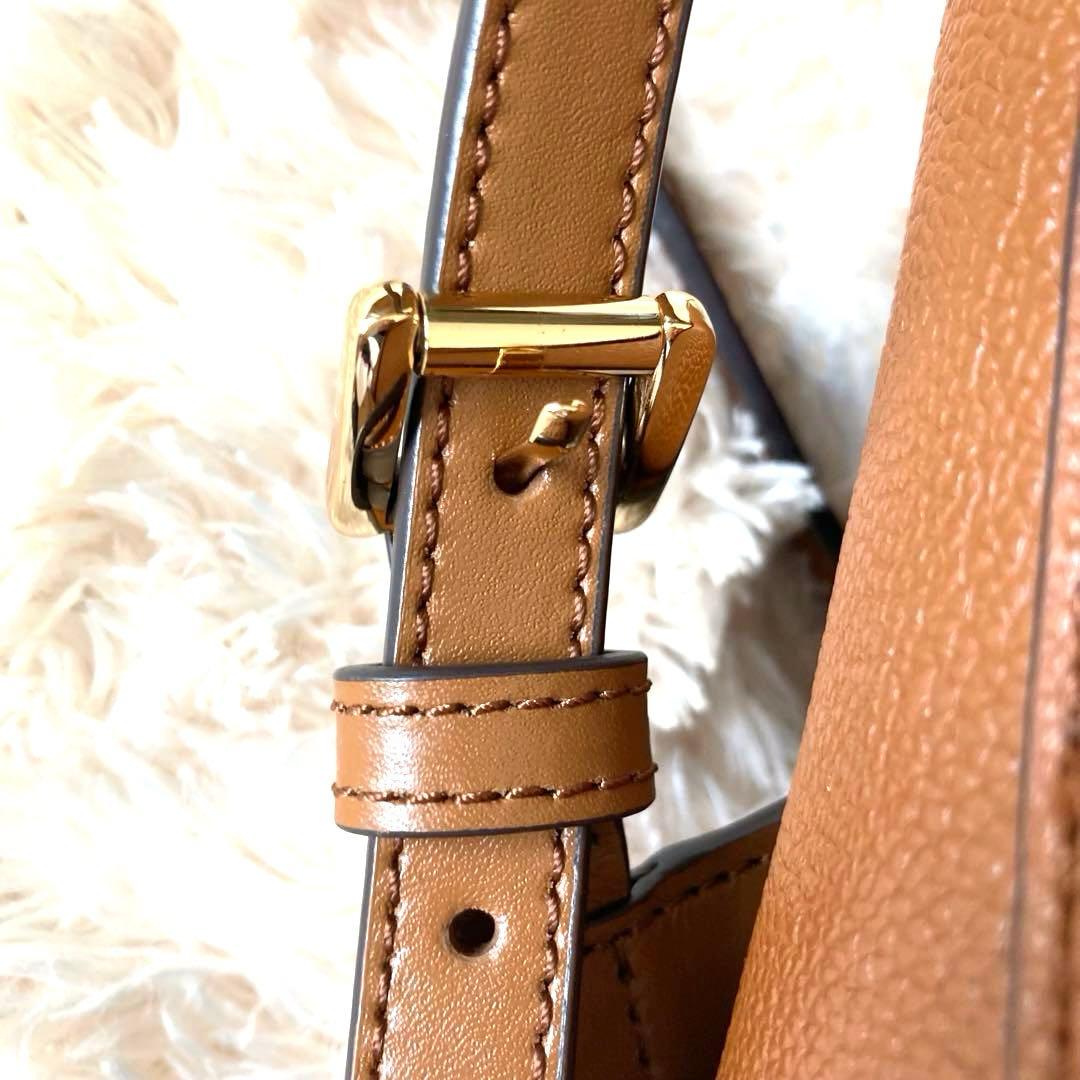 MICHAEL KORS ブラウン レザーバックパック　リュック