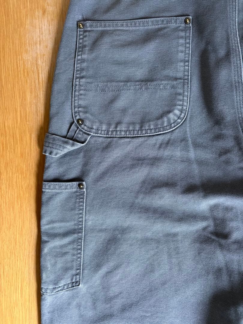 CarharttダブルニーグレーB136 GVL W33L32 - メルカリ