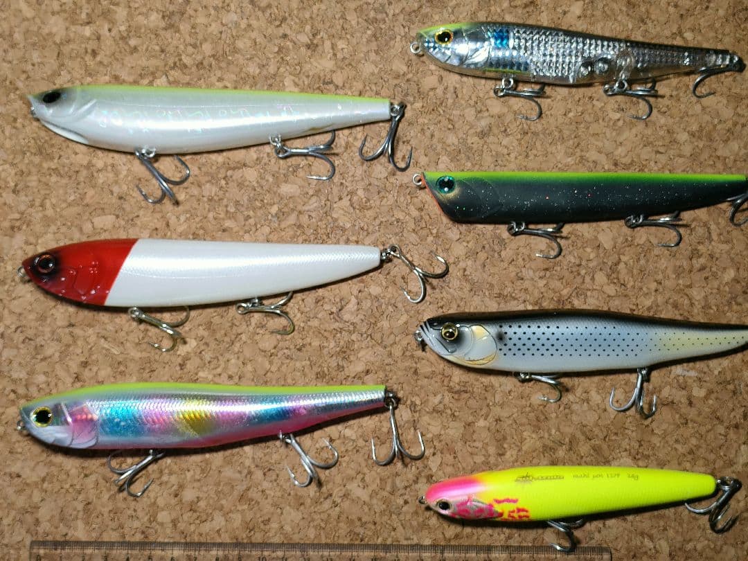 【大型シーバスルアー】トップウォーター7本まとめ売り　+オマケ2本