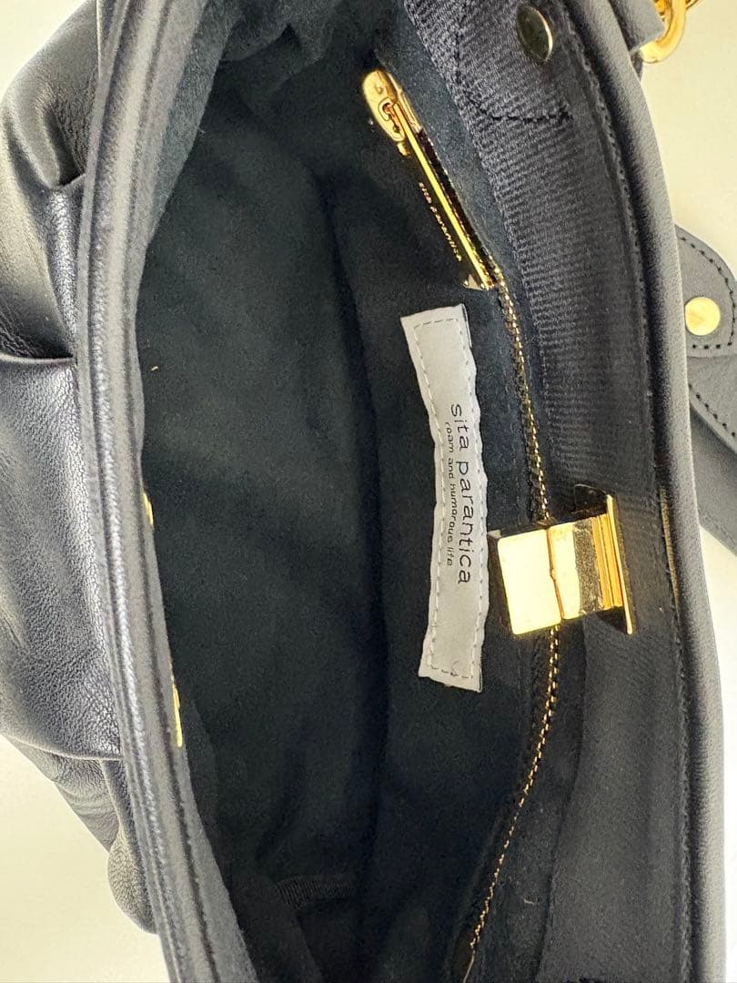 そ*め様 美品 シータパランティカ カレンソロジー 別注 ショルダーバッグ 黒